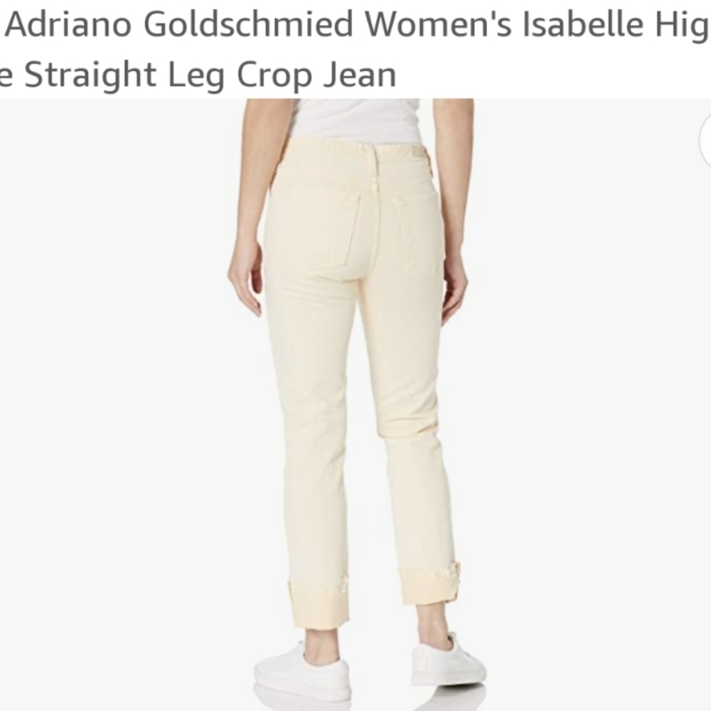 Adriano Goldschmied Isabelle Button Up, High Rise… - image 2